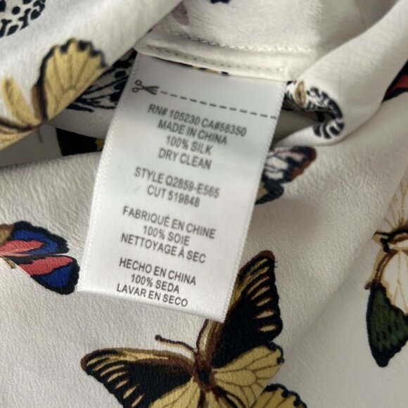 Equipment butterfly silk tank top - Picture 4 of 5